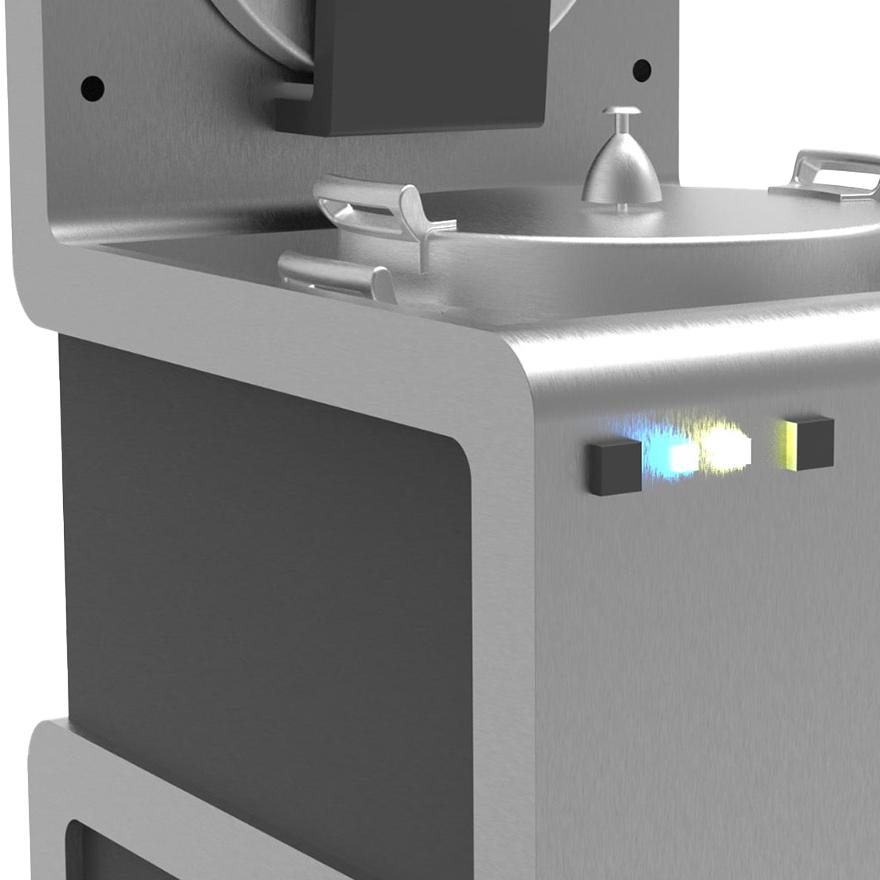 茹で麺器の拡大画像