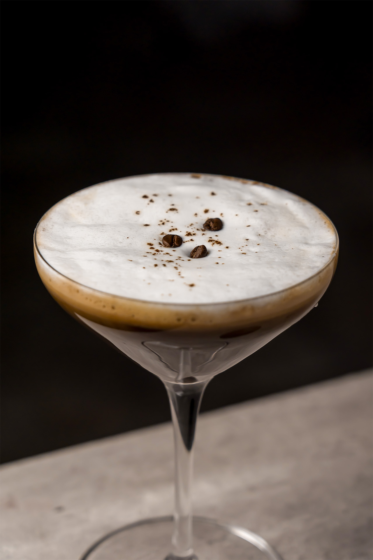 完成したコーヒーカクテル